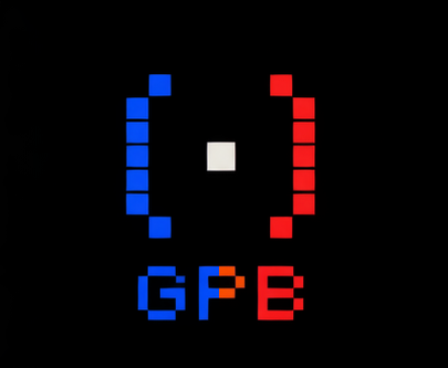 The G.P.B — blue left, red right