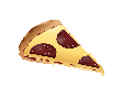 A slice of pizza